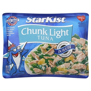 Starkist Chunk Light Tuna In Water Sourced & Packed In Usa-43 oz.-6/Case
