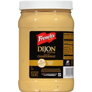 French's Dijon Mustard Jar-32 oz.-6/Case