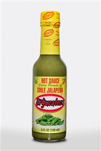 El Yucateco Green Jalapeno Hot Sauce Bottle-5 fl oz.-12/Case