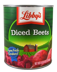 Libby's Beets Libby Fancy Diced-104 oz.-6/Case