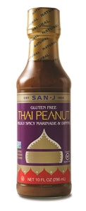 San-J International Thai Peanut Sauce Gluten-Free-10 fl oz.s-6/Case