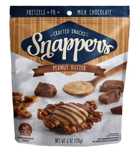 Snappers Peanut Butter Milk Chocolate-6 oz.-6/Case