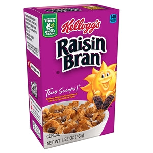 Kellogg's Raisin Bran Cereal-1.52 oz.-70/Case