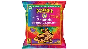 Annie's Honey-Chocolate And Chocolate Chip Friends Bunny Graham Crackers-1.25 oz.-100/Case