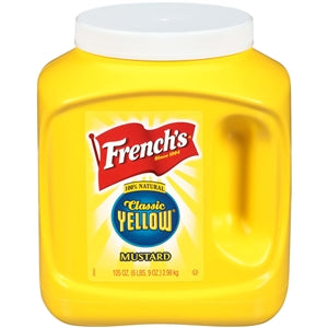 French's Kosher Yellow Mustard Bulk-105 oz.-4/Case