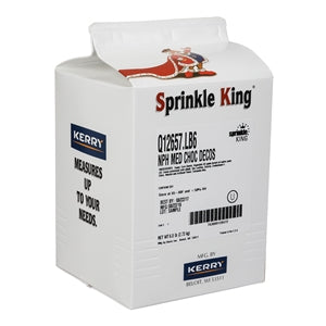 Sprinkle King Decorettes Medium Chocolate Non-Partially Hydrogenated-6 lb.-4/Case