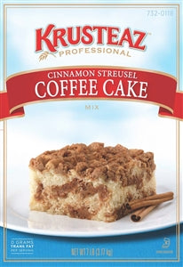 Krusteaz Professional Cinnamon Streusel Coffee Cake Mix-7 lb.-6/Case
