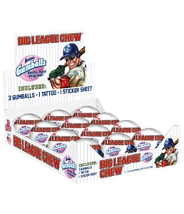 Ford Gum Big League Chew Baseball-0.63 oz.-12/Box-2/Case