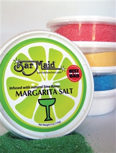 Bar Maid White Margarita Salt Infused With Lime-12 Count-1/Case
