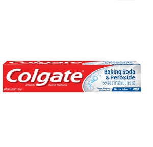 Colgate Baking Soda & Peroxide Whitening Brisk Mint Toothpaste-6 oz.-6/Box-4/Case
