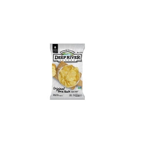 Deep River Snacks Original Sea Salt Kettle Potato Chips-5 oz.-12/Case