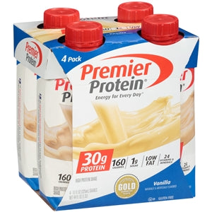 Premier Protein 3X4 Protein Shake Vanilla-11 fl oz.-4/Box-3/Case
