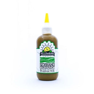 Yellowbird Foods Serrano Sauce-9.8 oz.-6/Case