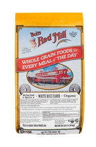 Bob's Red Mill Natural Foods Inc Organic White Rice Flour-25 lb.