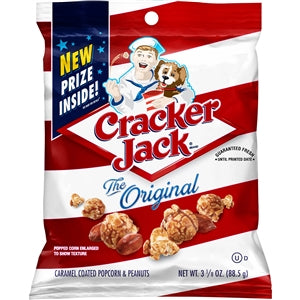 Cracker Jack Original Popcorn Snack-3.125 oz.-28/Case