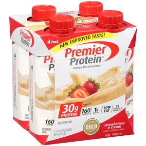 Premier Protein Premier Protein Protein Shake Strawberries & Creme-11 fl oz.-4/Box-3/Case