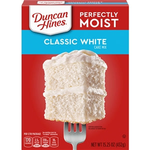 Duncan Hines Classic White Cake Mix-15.25 oz.-12/Case