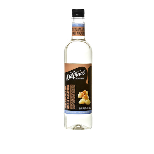 Davinci Gourmet Gourmet Sugar Free Macadamia Syrup-750 Milliliter-4/Case