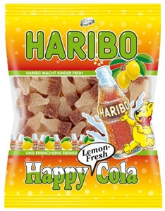 Haribo Confectionery Fizzy Cola Gummy Candy-5 oz.-12/Case