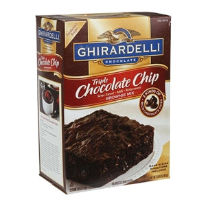 Ghirardelli Kosher Triple Chocolate Brownie Mix-120 oz.-4/Case