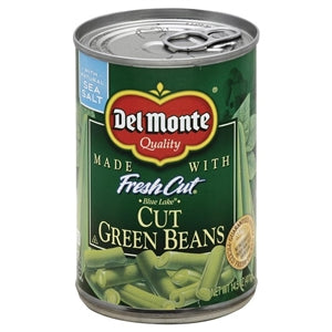 Del Monte Cut Green Beans-14.5 oz.-24/Case