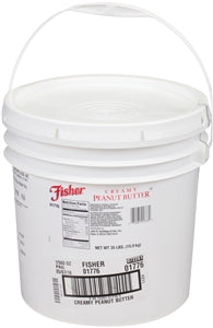 Fisher Creamy Peanut Butter-35 lb.-1/Case