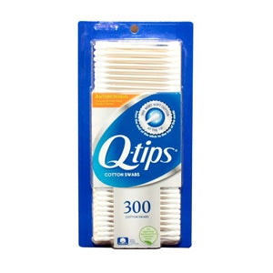 Q-Tip Cotton Swabs Antibacterial-300 Piece-12/Case