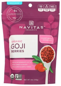 Navitas Organics Organic Goji Berries-4 oz.-12/Case
