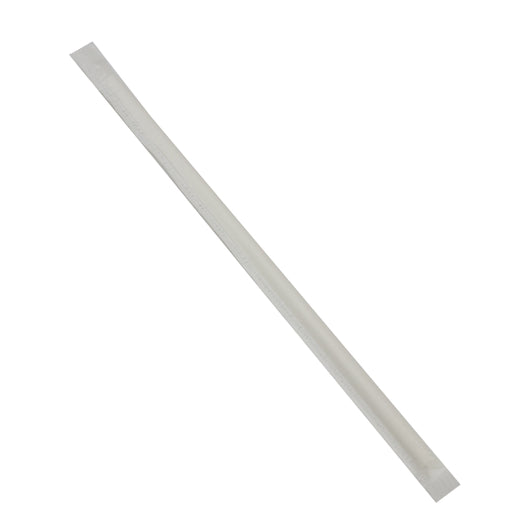 Galligreen Paper Cocktail Straw White 8 Inch Wrapped-2500 Piece-1/Case