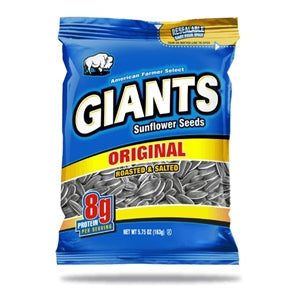 Giant Snack Giants Original Roasted & Salted Seeds-5.75 oz.-24/Case
