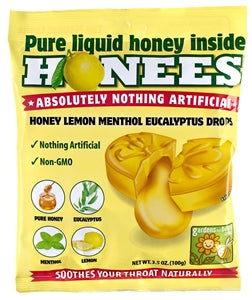Honees 2Onees Lemon Cough Drops-20 Piece-12/Case