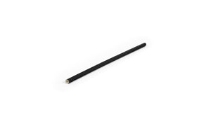 Front Of The House- Foh Wrapped Paper Straw Black-2400 Each-1/Case