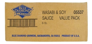 Blue Diamond Almonds Almonds Wasabi & Soy Sauce-16 oz.-6/Case