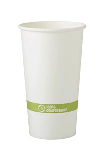 World Centric 20 oz. Paper Fsc Mix Compostable Hot Cup-50 Each-20/Case