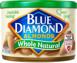 Blue Diamond Almonds Almond Whole Natural 6Oz-6 oz.-12/Case