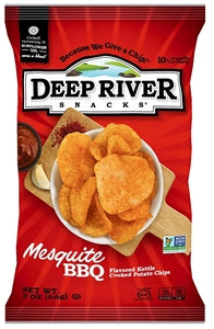 Deep River Snacks Mesquite Bbq Kettle Potato Chips-5 oz.-12/Case