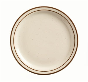 Libbey Desert Sand Narrow Rim Plate 9"- Cream White-24 Each-1/Case