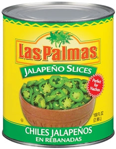 Las Palmas Sliced Jalapeno Peppers-96 oz.-6/Case