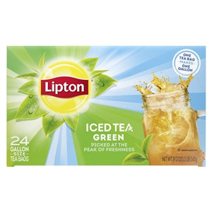 Lipton Tea Fresh Brewed Iced Greentea-1 Gallon-48/Case
