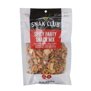 Snak Club Century Snacks Spicy Party Mix-6.75 oz.-6/Case