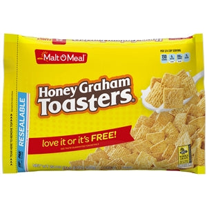 Malt O Meal Honey Graham Squares-24 oz.-9/Case