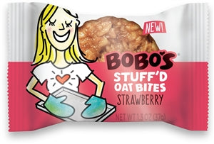 Bobo's Oat Bars Strawberry Filled Bites-1.3 oz.-5/Box-6/Case