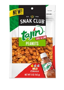 Snak Club Century Snacks Tajin Classico Peanuts-0.31 lb.-6/Case