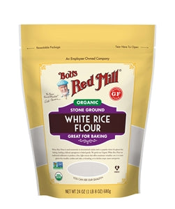 Bob's Red Mill Natural Foods Inc Rice Flour White Organic-24 oz.-4/Case