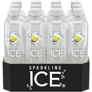 Sparkling Ice Lemon Lime Flavored Sparkling Water-17 fl oz.-12/Case