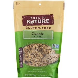 Back To Nature Gluten Free Classic Granola-12.5 oz.-6/Case