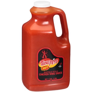 Texas Pete Buffalo Style Hot Chicken Wing Sauce Bulk-1 Gallon-4/Case