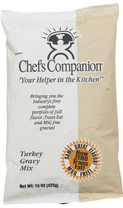 Chefs Companion No Msg Turkey Gravy Mix-15 oz.-8/Case