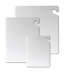 San Jamar 12 Inch X 18 Inch X .5 Inch Cut-N-Carry Cutting White Board-1 Each