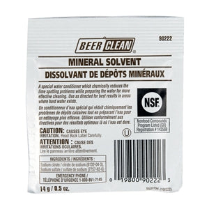 Diversey Solvent Beer Clean Mineral Powder-0.5 oz.-100/Case